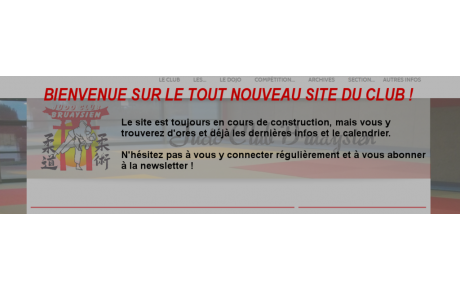 Lancement du site Web du club !