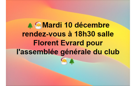 Assemblée générale 2019